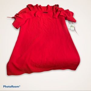 Bright red dress new with tags